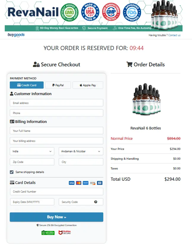 Strong Flow Official Website Secure Order Page